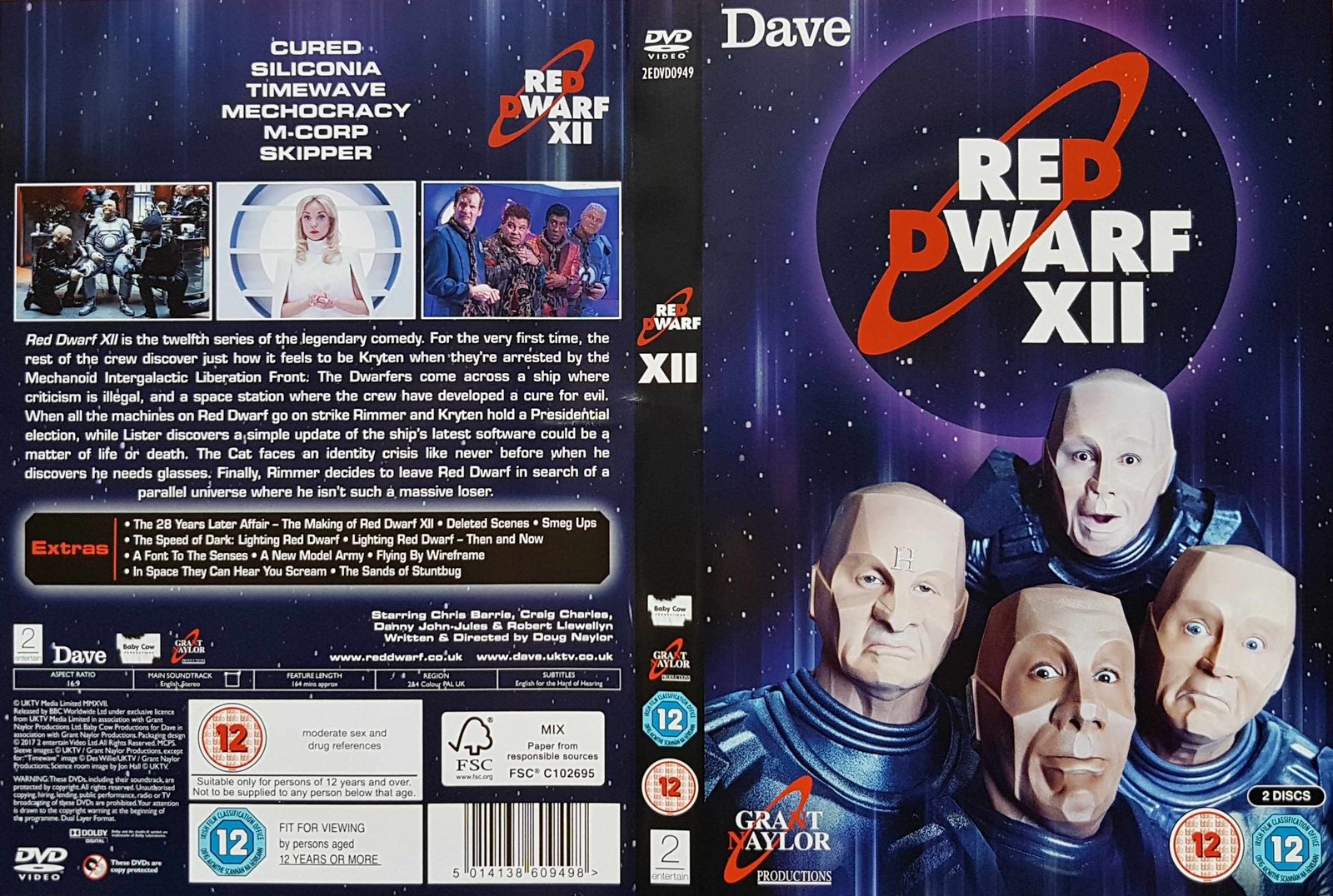 Middle of cover of 2EDVD 0949